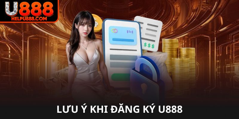 Lưu ý trong quá trình đăng ký U888